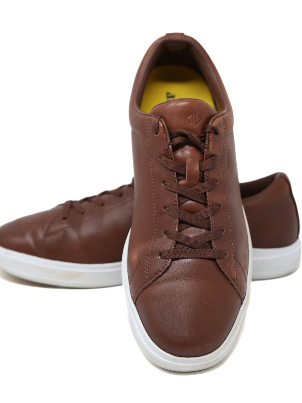 Amberjack Mens Low Top Hybrid Dress Sneakers Size 10.5 M Chestnut Brown Shoes